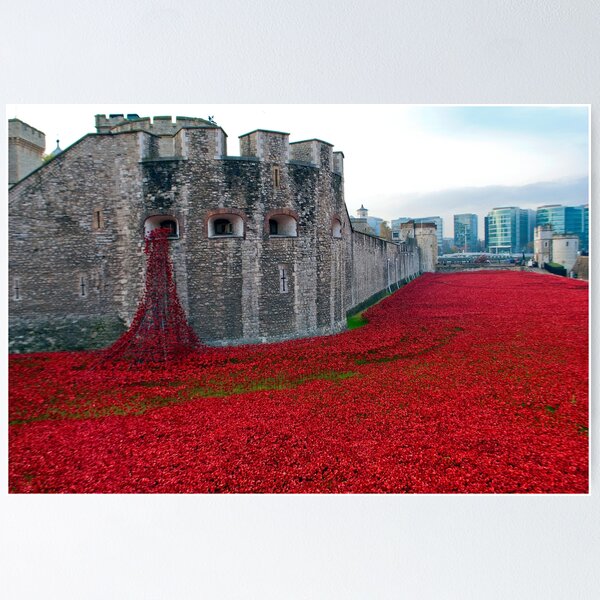 Item preview, Tower of London Red Poppy designed and sold by AndyEvansPhotos.