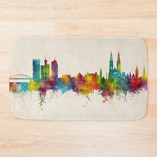 Item preview, Zagreb Croatia Skyline designed and sold by ArtPrints.