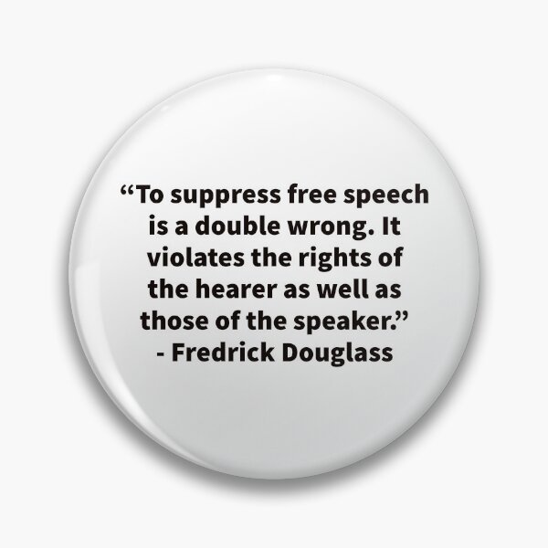 Item preview, Fredrick Douglass on Free Speech designed and sold by Yviemakes.