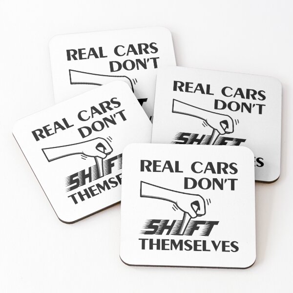 Item preview, Real cars don't shift themselves manual gear designed and sold by NerdySherds.