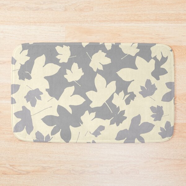 Item preview, Envelop leaves decor. grey. offwhite. designed and sold by PrintedDreams.
