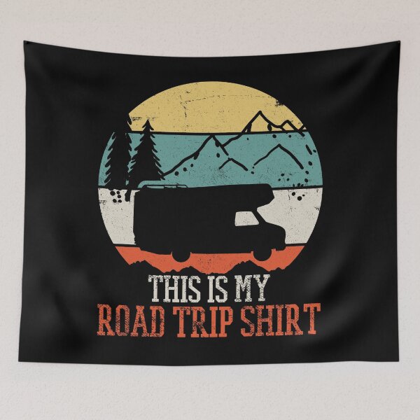 Item preview, RV Camping Roadtrip Retro designed and sold by 4tomic.