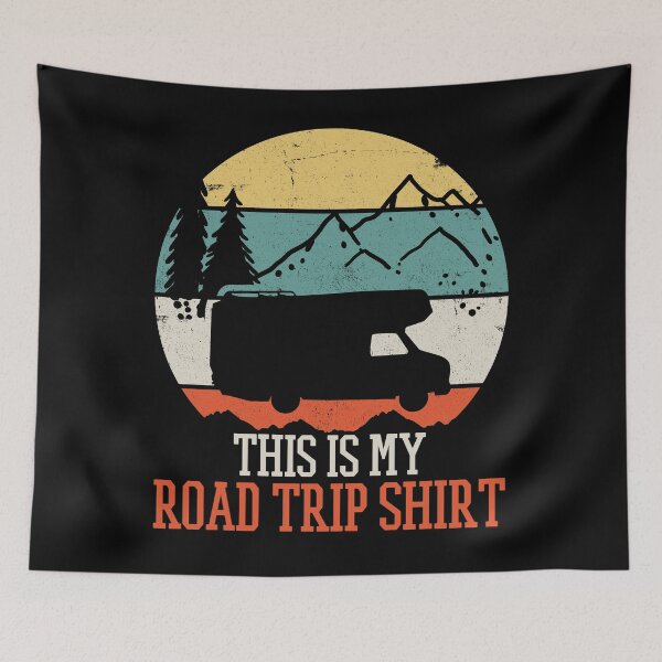 Item preview, RV Camping Roadtrip Retro designed and sold by 4tomic.
