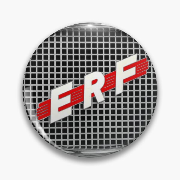 Item preview, ERF vintage truck grille logo badge designed and sold by soitwouldseem.