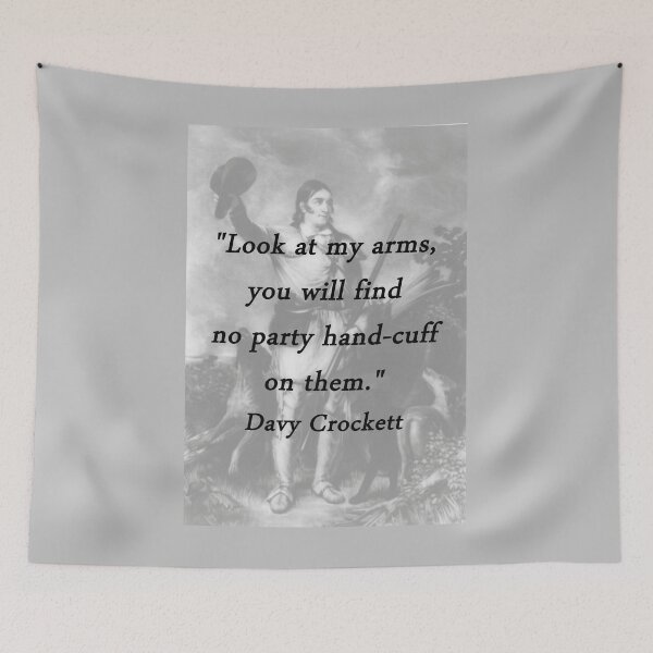 Item preview, Look At My Arms- Davy Crockett designed and sold by CrankyOldDude.