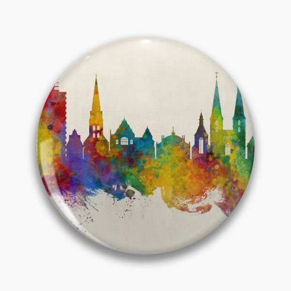 Item preview, Bielefeld Germany Skyline designed and sold by ArtPrints.