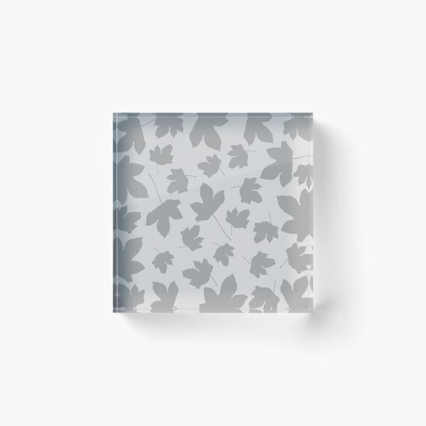 Item preview, Grey leaves decor designed and sold by PrintedDreams.