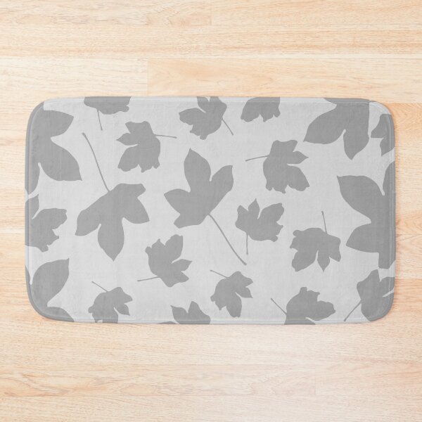 Item preview, Grey leaves decor designed and sold by PrintedDreams.