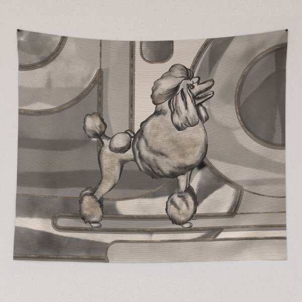 Item preview, Golden Watercolor Poodle  designed and sold by k9printart.