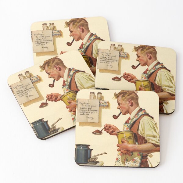 Item preview, Coffee, Joseph Christian Leyendecker designed and sold by immortalpeaches.