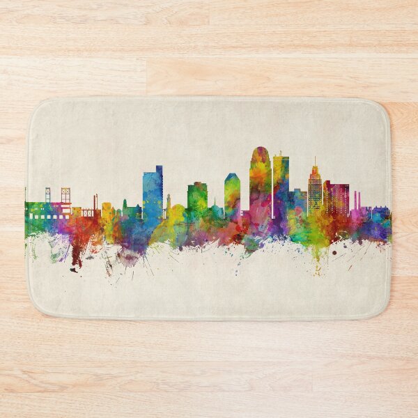 Item preview, Winston-Salem North Carolina Skyline designed and sold by ArtPrints.
