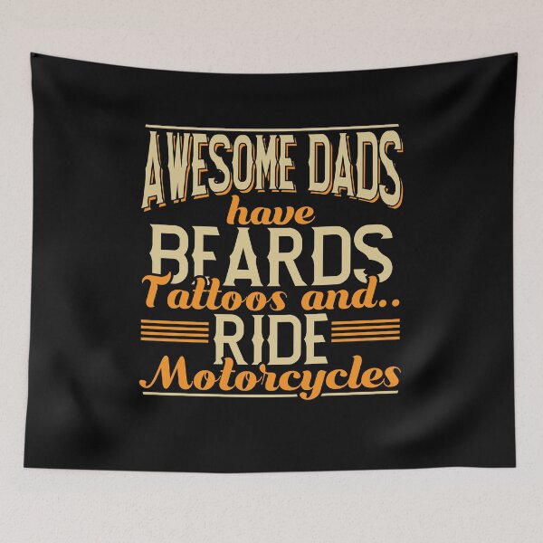 Item preview, Bearded Tattooed Dad designed and sold by 4tomic.