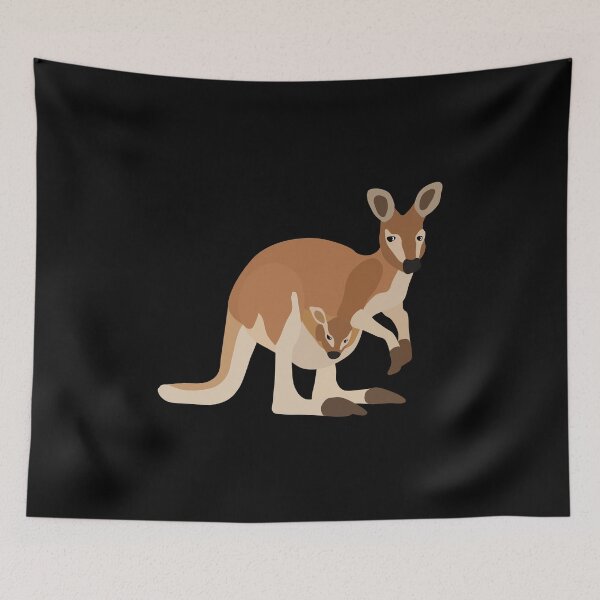Item preview, Kangaroo mom with child designed and sold by saechla.