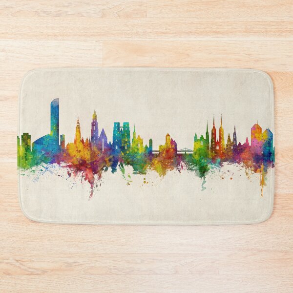 Item preview, Wroclaw Poland Skyline designed and sold by ArtPrints.