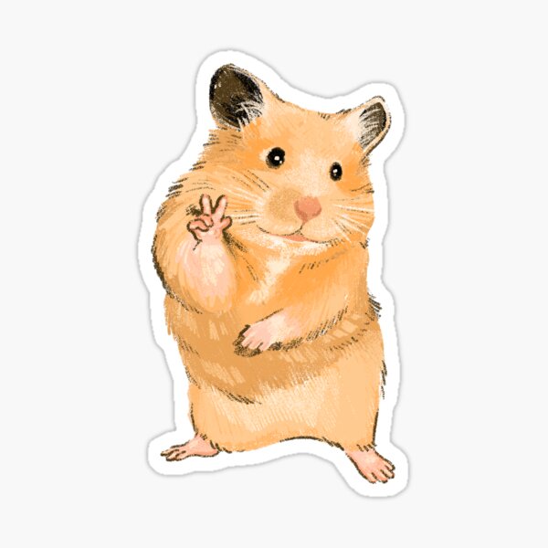 Selfie Hamster Sticker