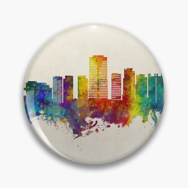 Artikelvorschau, Long Beach California Skyline entworfen und verkauft von ArtPrints.