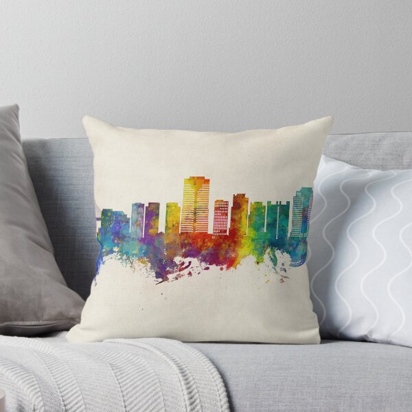 Artikelvorschau, Long Beach California Skyline entworfen und verkauft von ArtPrints.