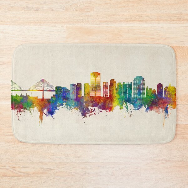 Item preview, Long Beach California Skyline designed and sold by ArtPrints.