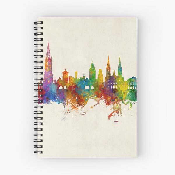 Item preview, Freiburg Germany Skyline designed and sold by ArtPrints.