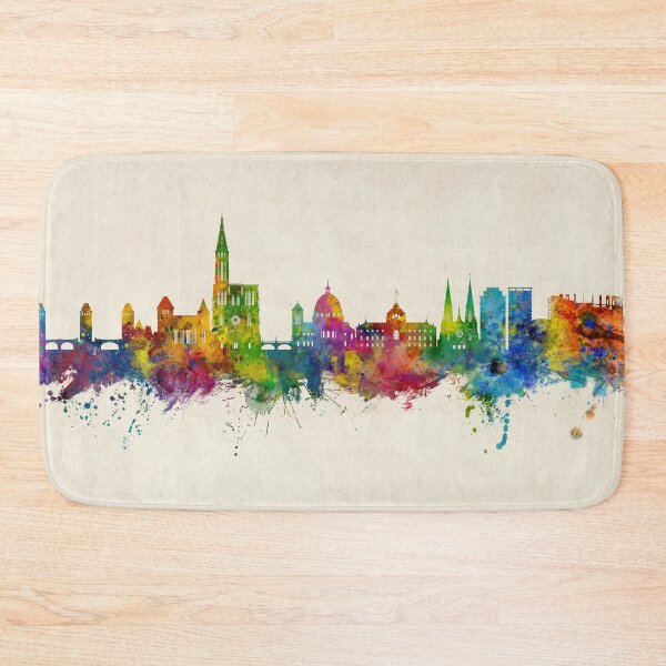 Item preview, Strasbourg France Skyline designed and sold by ArtPrints.