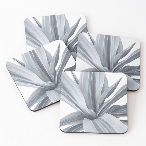 Item preview, Grey leaves designed and sold by PrintedDreams.