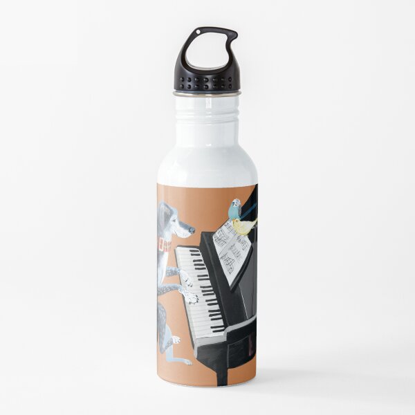 Piano lesson with Angel Water Bottle