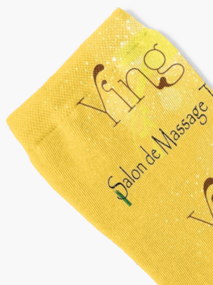 Aperçu 2 sur 5. Chaussettes avec l'œuvre Institut de Massage Thaïlandais Traditionnel à Orléans créée et vendue par YingThaiOrleans.