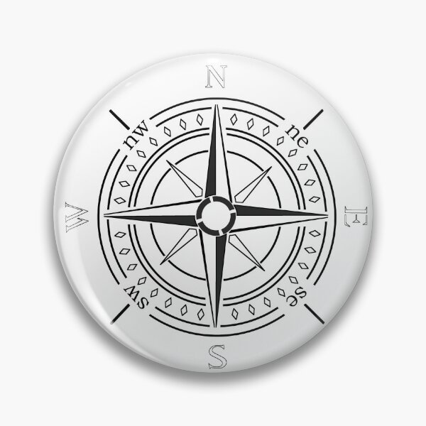 Item preview, compass simplistic design designed and sold by sami123456.