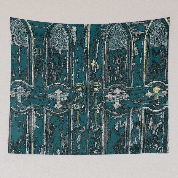 Item preview, Southwest Blue Gothic Doors of the Southwest designed and sold by William E Lopez.
