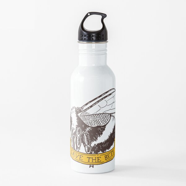 Save The Bees! (Bumble Bee - Flying) Water Bottle