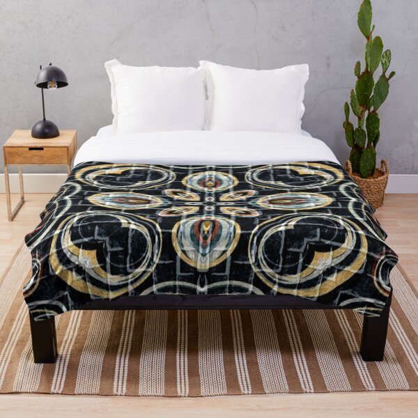 Blue Light Special Throw Blanket
