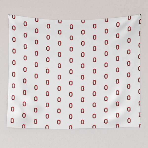 Item preview, Red Plaid Letter O designed and sold by Yviemakes.