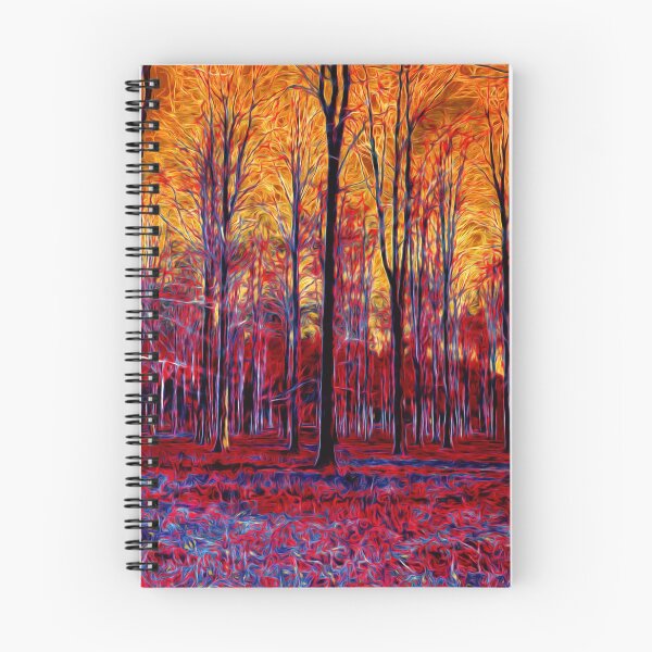 Item preview, Red Magical Forest Wide Landscape Psychedelic designed and sold by KALEIDOSCOPE UK.