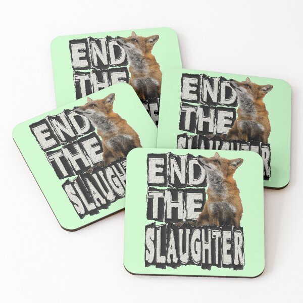 Item preview, END THE SLAUGHTER designed and sold by Paparaw.