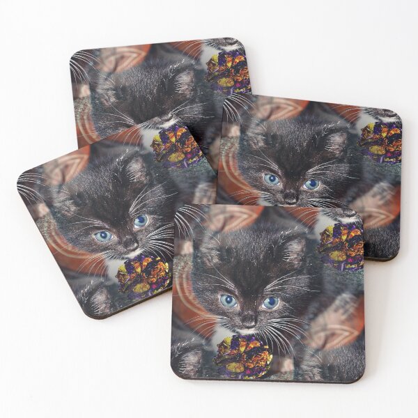 Item preview, Kitten Anticipation Seamless designed and sold by VikingVisual.