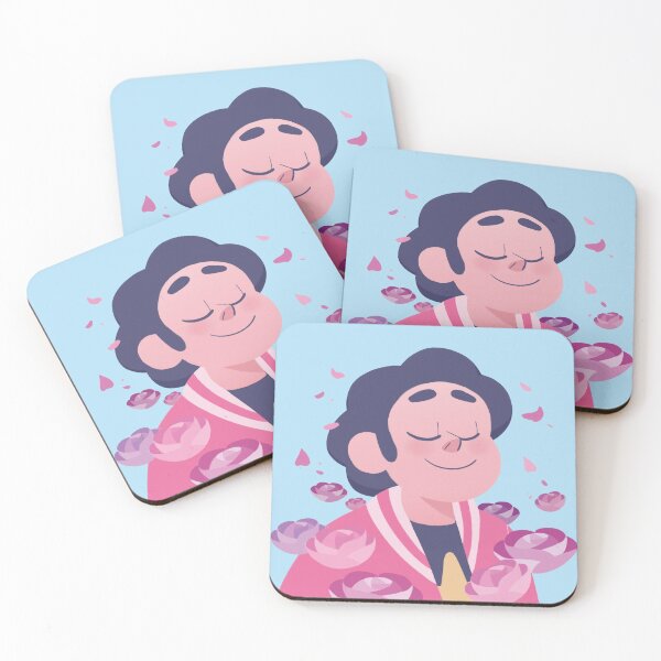 Pastel Steven portrait Coasters (Set of 4)