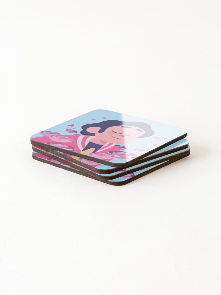 Alternate view of Pastel Steven portrait Coasters (Set of 4)