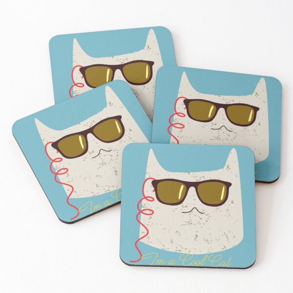 Item preview, I'm cool a cool cat designed and sold by Sam's Boutique Store.