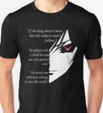 The Testamennt of Lelouch Vi Britannia Part 1 Unisex T-Shirt