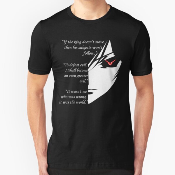 The Testamennt of Lelouch Vi Britannia Part 1 Slim Fit T-Shirt