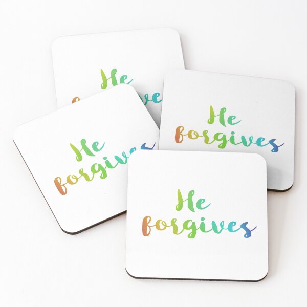 Item preview, He Forgives Typography Quote designed and sold by jualcantara.