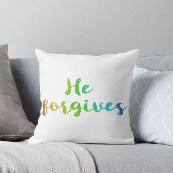 Item preview, He Forgives Typography Quote designed and sold by jualcantara.