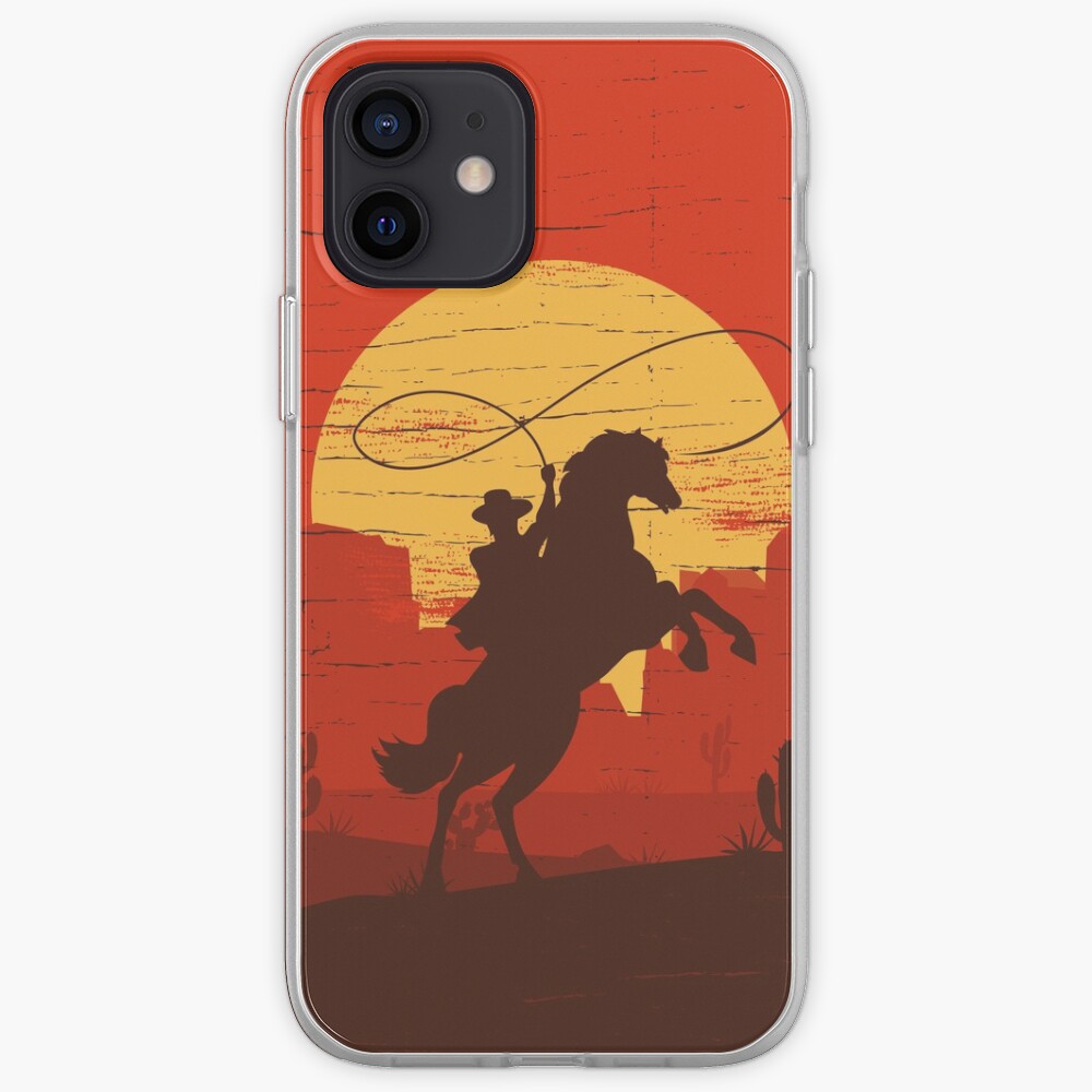 Cowboys of the Wild West - Riding Solo iPhone Case & Cover