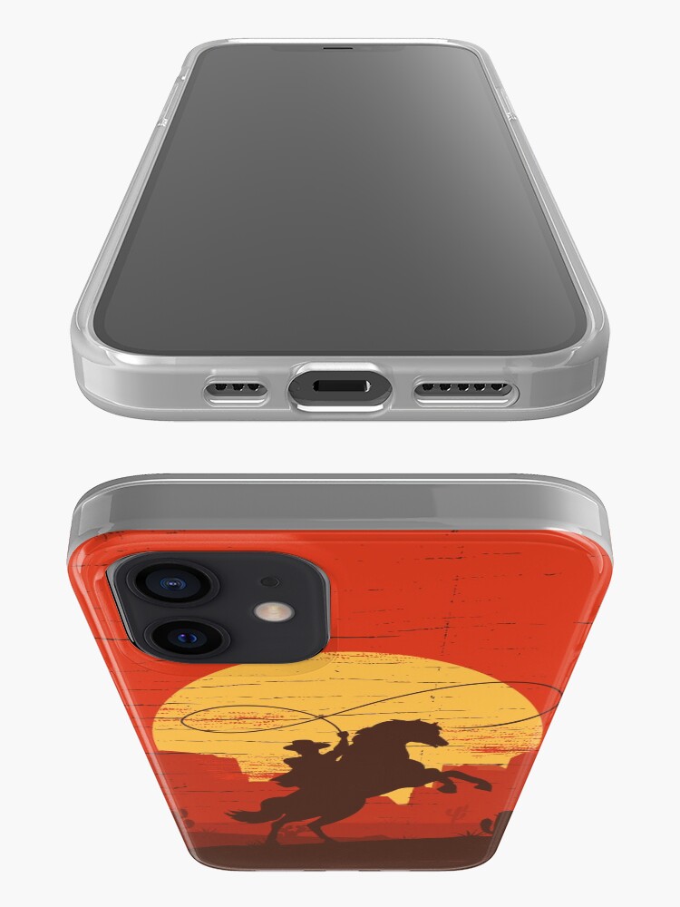 Alternate view of Cowboys of the Wild West - Riding Solo iPhone Case & Cover