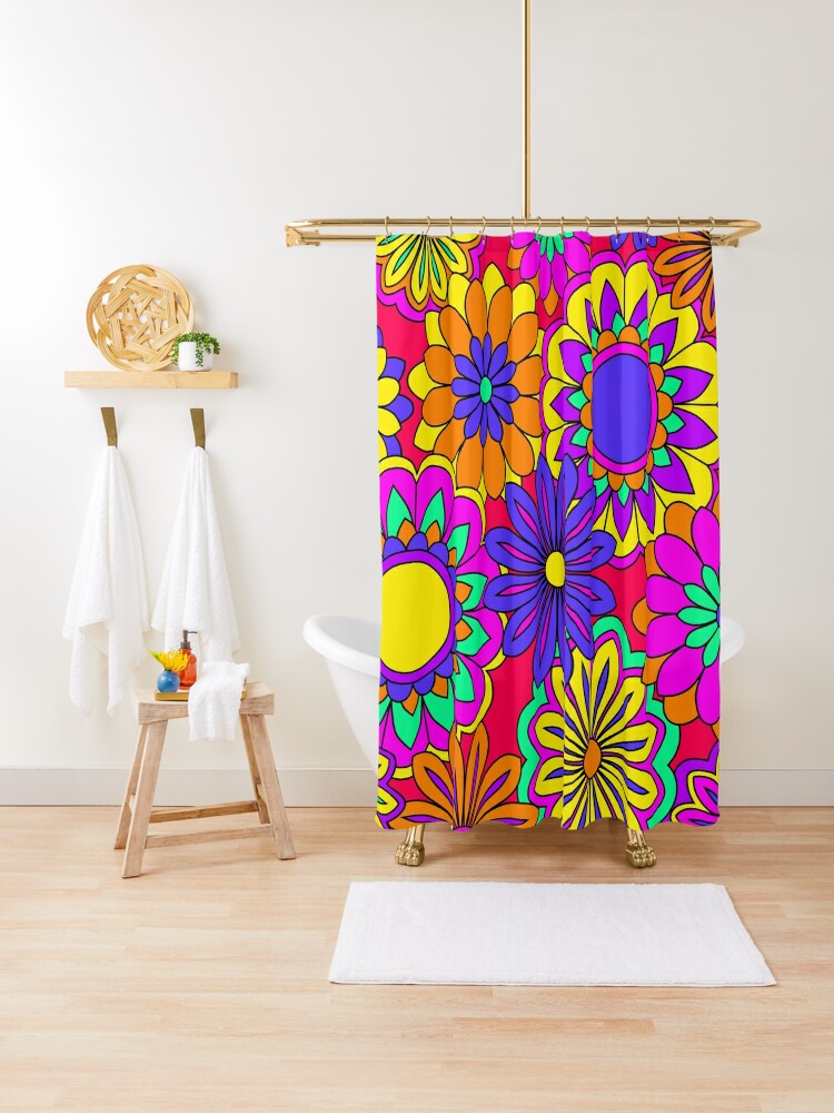 Groovy Psychedelic Flower Power Graphic T-Shirt for Sale by ArtformDesigns