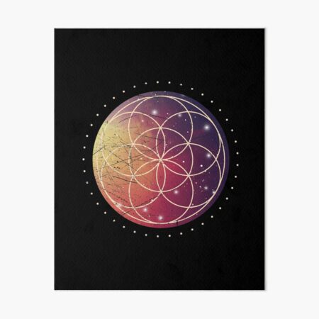 Sacred Galaxy Flower Of Life Dab Mat – Empire Smokes