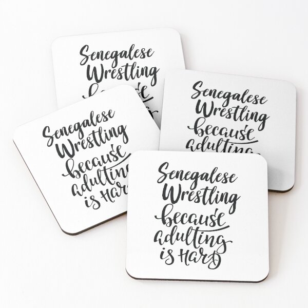 Item preview, Senegalese Wrestling Because Adulting Is Hard designed and sold by ProjectX23.