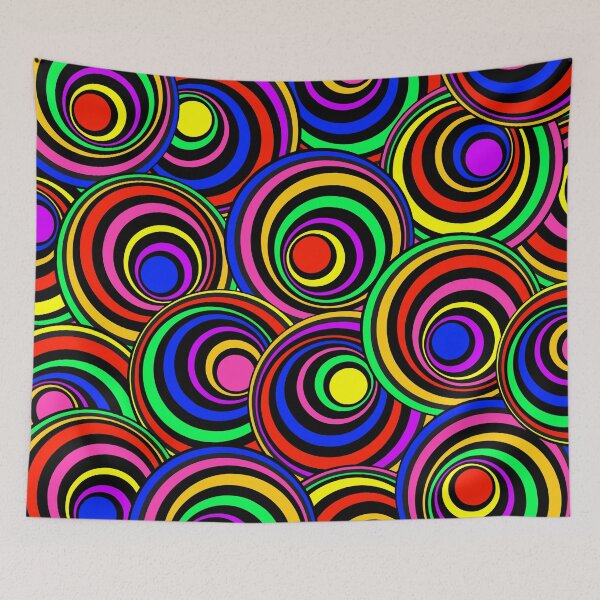 Item preview, Trippy Psychedelic Op Art Pattern designed and sold by ArtformDesigns.