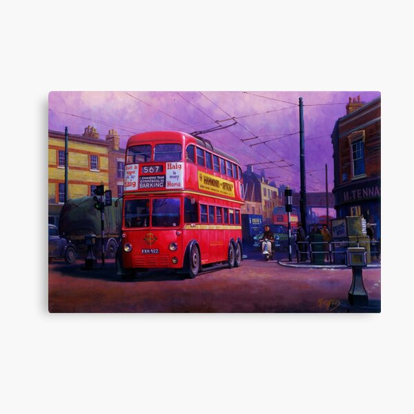 London trolleybus Canvas Print