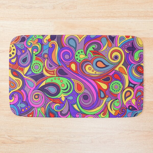 Item preview, Groovy Psychedelic Hippy Paisley Pattern designed and sold by ArtformDesigns.